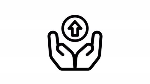 upload line icon animation