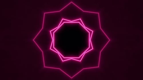 Luminous Fractal Motion Background