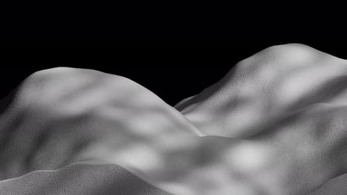 Minimalist 3D Loop of Exploding Spheres in Soft Light Environment