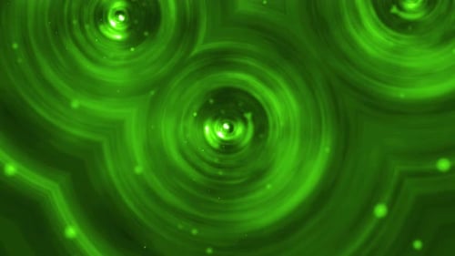 Langsame 4K-Kreis-Animation und defokussierter, weicher, abstrakter Hintergrund - Loopabe