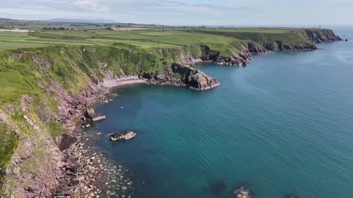 The wild and rugged beach of Rosh Panad. County Donegal, Republic of Ireland
