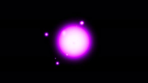 Abstract Glowing Ball VFX Magic