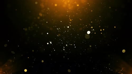 Gold Particles Background Loop
