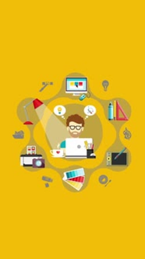 Designer Workspace Vertical Animation