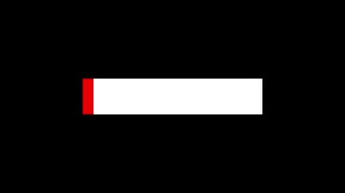 Creator Collection: Light colored and narrow single lined lower third with jumping animation