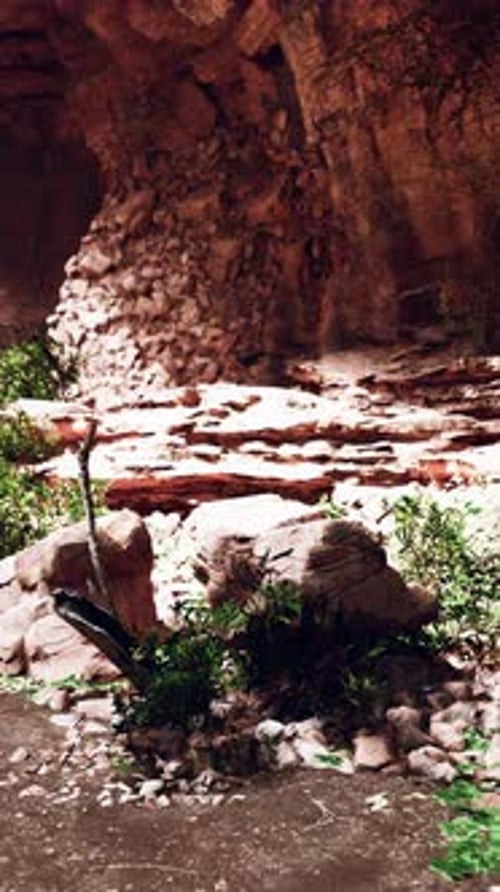 Rock Formation Amidst Canyon