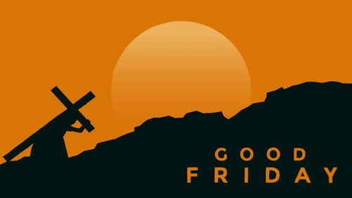 have a blessed good friday holy animation 4k