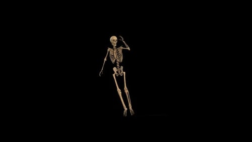 Animated Dancing Skeleton 3D for Medical and Halloween Content