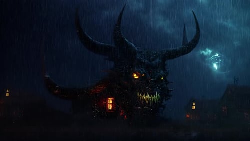The Rain Falls On The Dark Underworld Satan's House Of Demons