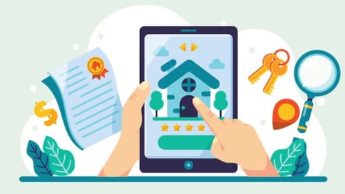 Animated Mobile App for Real Estate Property Search