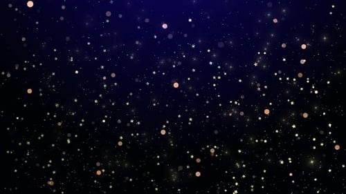 Glittering Falling Stars and Particles Background Loop