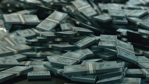 One Hundred Dollar Bills Background