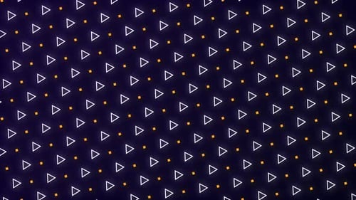 Glowing Geometric Shapes Background