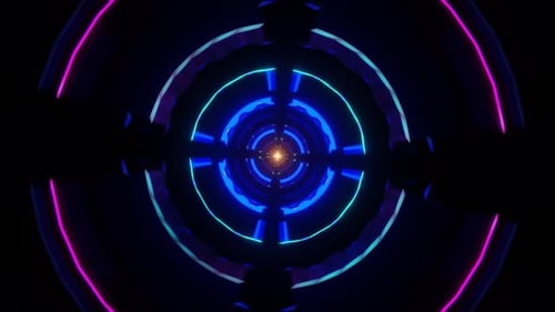 Eine farbenfrohe und faszinierende Trippy-Muster-Animation