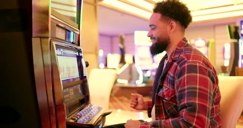 An Exciting and Thrilling Jackpot Victory at the Casino Brings Joy and Celebration to All