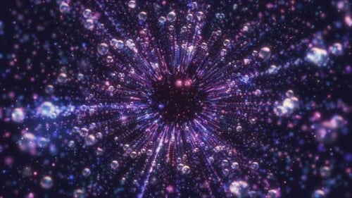 Abstract Particles Stream