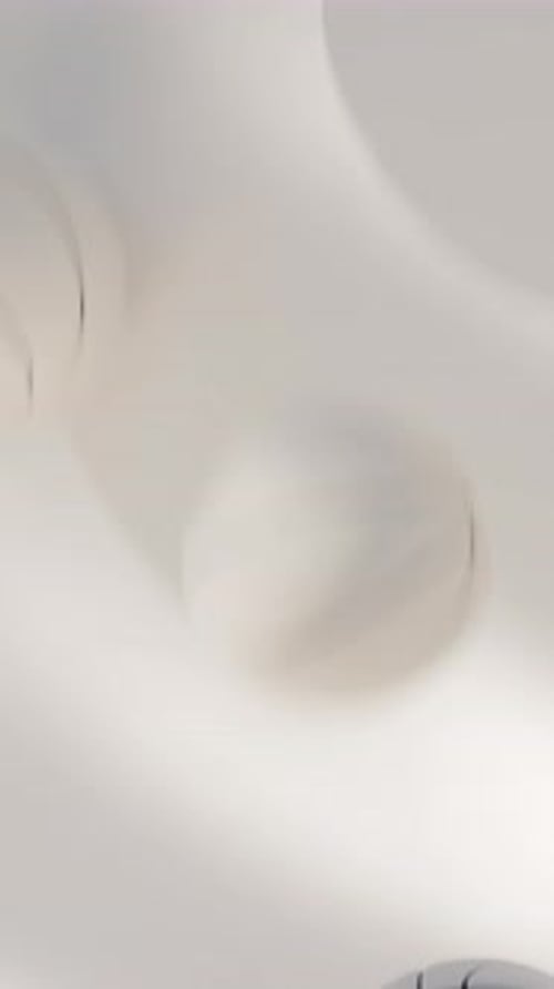 3D-Animation von Basketbällen, die den Bildschirm füllen