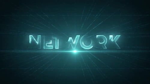 Texte de données numériques Network 4 K