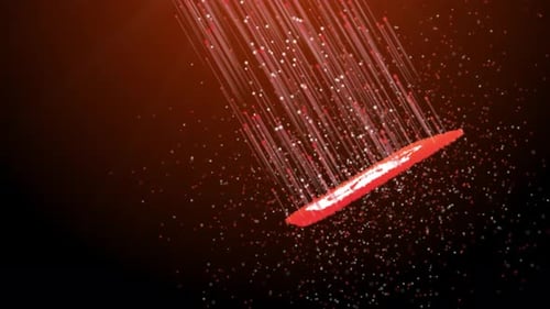Animation de particules avec le logo Shopee 4K
