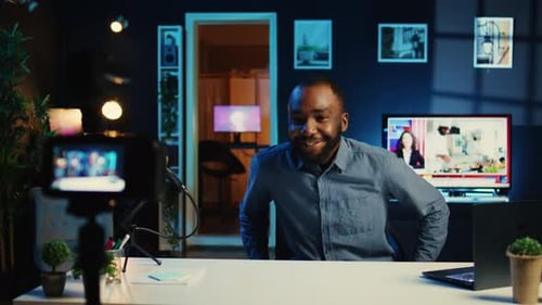 Influencer in Studio Records q a Session