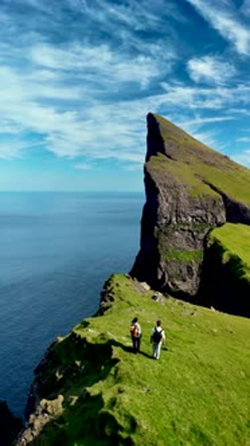 Explore the Breathtaking Mylingur Hike in the Faroe Islands with Stunning Coastal Views