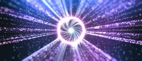 Purple Circle Moving Animation