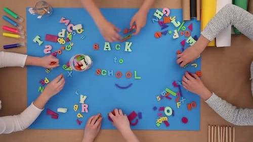 Text of Back to School Alphabet