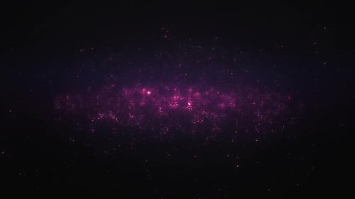 Cosmic Particles Logo Reveal with Energy Burst