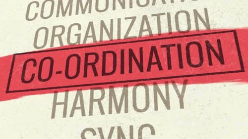 Co-Ordination 3D Scrolling Title Animation