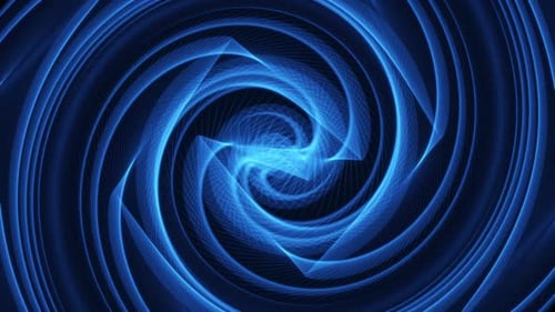 Abstract particle twirl hypnotic energy space particles tunnel background.