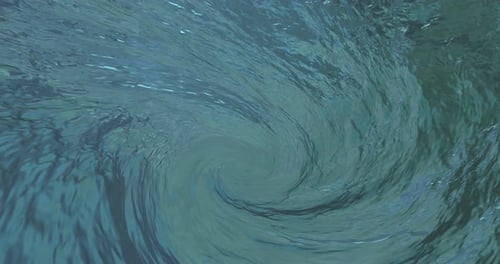 Rotating Blue Abstract Swirl Whirlpool Abstract Background Animation Seamless Loop