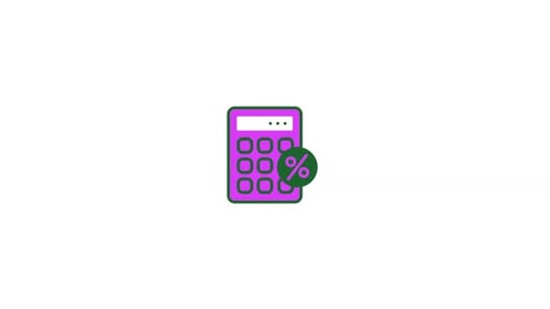 Loan Calculator Icon animation
