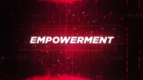 Futuristic Digital Empowerment Word Title Reveal