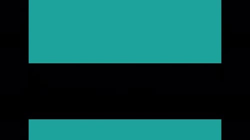 Flat Design Horizontal Bars Slide Transition Reveal