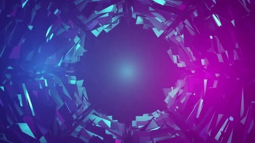 Metallic tube sci-fi background. Tunnel teleportation.