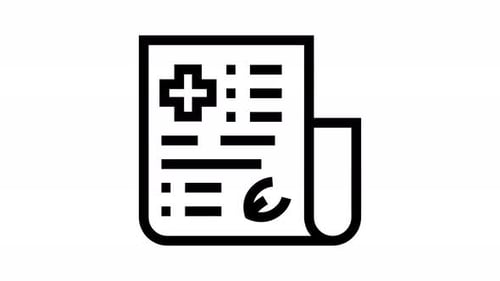 report line icon animation