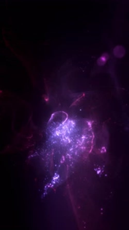 Elegant Purple Pink Abstract Particle Flow Decorative Vertical Loop Background