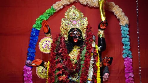 Diwali is one of the biggest festival in India, Kali, one of the deities of Hindus, is worshiped in