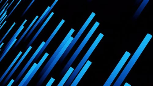 Dynamic Blue Lines Geometric Background Animation