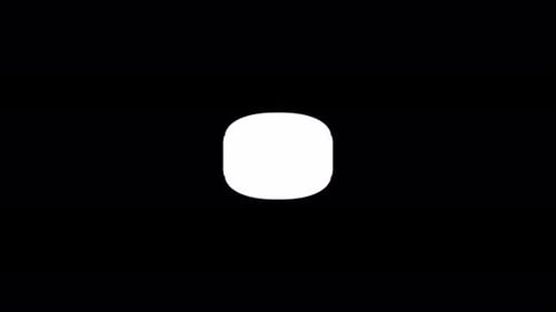 Glamour Collection: Luma matte transition of an expanding rectangle with round edges in middle