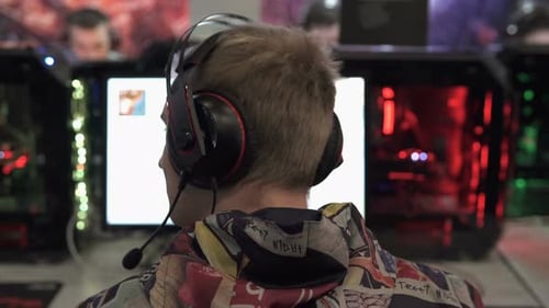 Torneio cibernético mundial de jogos de computador.