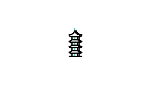 Pagoda Animated Icon