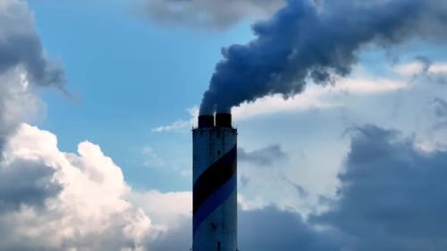 cooling tower of the thermal energy plant 00409