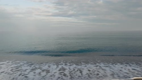 Cloudy Weather Before the Rain Arrives at the Beach