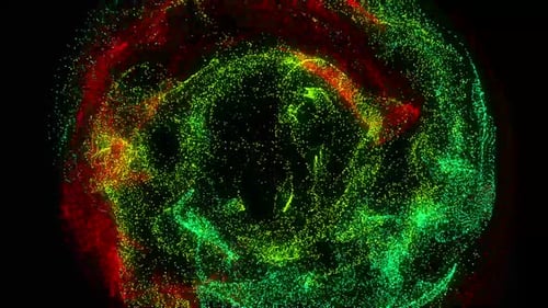 Abstrakte Partikel-Hintergrundanimation 03