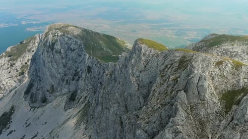 Paysage aérien de la montagne de Durmitor