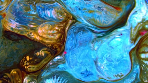 Abstract Color Fluid Art Background