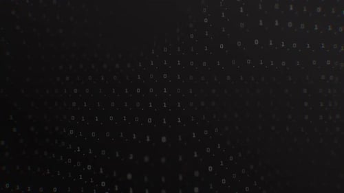 Colleción Canvas: Efecto de cambiar números girando en el centro sobre un fondo negro