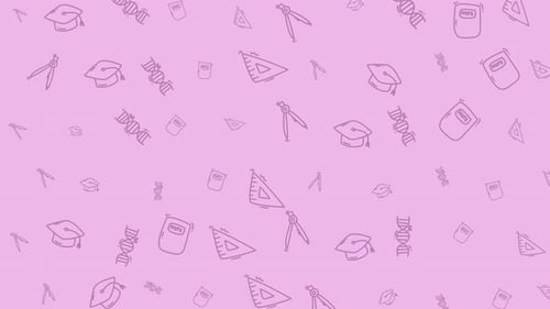 Back To School Animation Pattern Education Learning Science Stationery Seamless Background