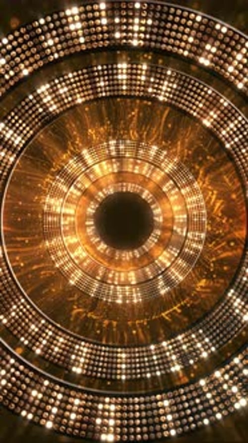 Glänzende glitzernde Disco-Lichter im Hintergrund, glühende, plätschernde Lichtstrahlen, Effekt. Partymusik. Lichtfleck